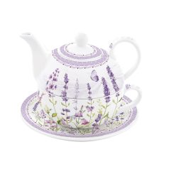   Easy Life - Lavender Field - Porcelán egyszemélyes teáskészlet - 350ml+350ml 