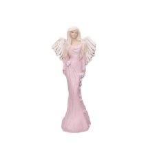 Angyal rózsaszín ruhában - 33 cm