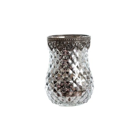  Ezüst üveg váza