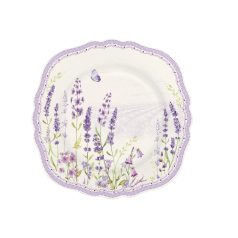    Easy Life - Lavender Field - Porcelán desszerttányér - 20 cm 