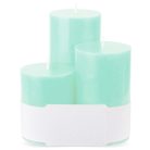 Türkiz gyertya - Fresh aroma - 3 db-os 