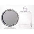 Dekoratív süteményes tál - 20x19,5x19,5 cm