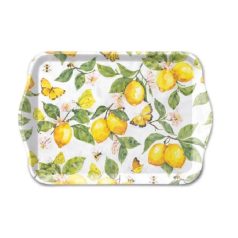 Ambiente műanyag kistálca - Fresh lemons white  - 13x21cm