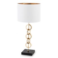 Lámpa asztali, arany - 55x25x25 cm 