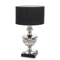 Elegáns lámpa fekete-ezüst - 55x31,5x31,5 cm  