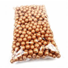 Metál hungarocell golyó 1,2 cm  - 10 g/csomag - Réz