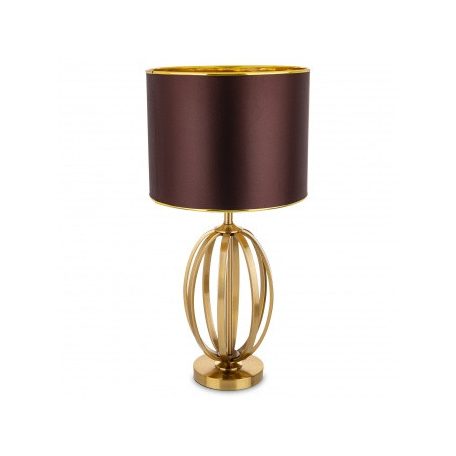 Lámpa asztali, fém-arany -  67,5x33x33 cm 