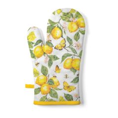   Ambiente - Edényfogó kesztyű - Fresh lemons white - 18x30 cm