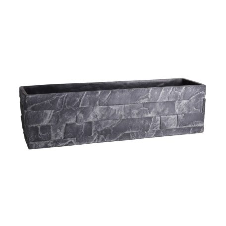 Beton kaspó téglalap alakú szürke Miro - 50x14x15 cm