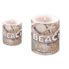 Ambiente - Beach Wood átvilágítós gyertya - 8x7,5 cm, 12x10 cm