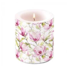   Ambiente átvilágítós gyertya - Blooming magnolia - 8x7,5 cm, 10x10 cm 