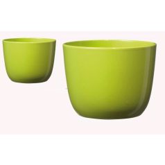 Kerámia kaspó -Sevilla - Zöld - 11x9 cm, 12x10 cm 