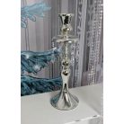 Ezüst luxus gyertyatartó - 32 cm