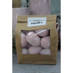 Rózsaszín tojások 15 db - 6 cm