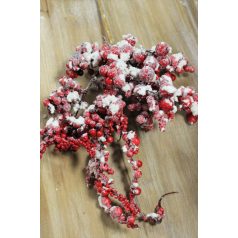 Piros-fehér bogyók - 26 cm