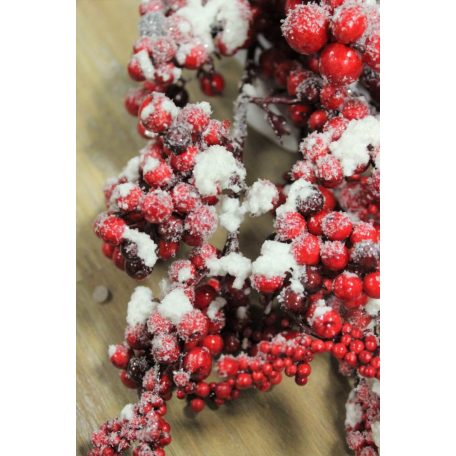 Piros-fehér bogyók - 26 cm