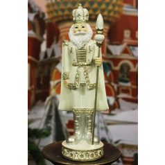 Krém arany színű díszített Diótörő - 23 cm