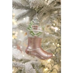 Sweet csizma karácsonyfadísz - 12 cm 