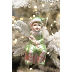 Sweet manó karácsonyfadísz - 14 cm  