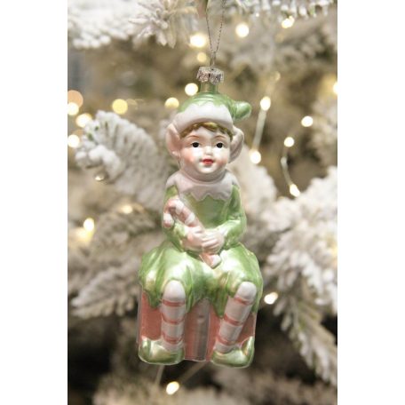 Sweet manó karácsonyfadísz - 14 cm  