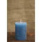 Kék adventi gyertyák - 8x6 cm - 4 db-os szett