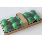 Zöld műanyag gömbök - 5 cm - 10 db/csomag