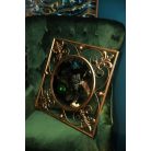 Arany szögletes luxus tükör - 60 cm   