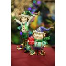 Színes karácsonyi manó LUX - 17 cm   