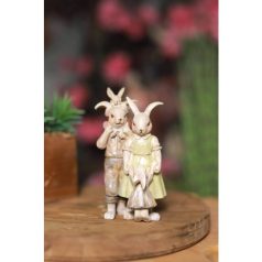 Húsvéti nyúl család - 15 cm - Raktáron