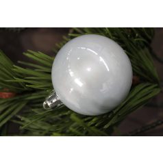 Fehér műanyag gömbök - 5 cm - 10 db/csomag