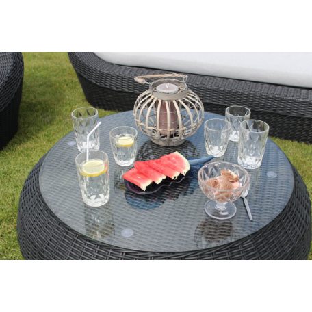 Átlátszó üvegpohár - 270 ml - 6 db-os szett