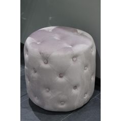 Rózsaszín bársony taburett - 44 cm  
