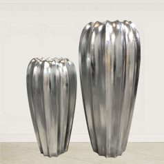Ezüst exkluzív LEONA váza - 70 cm
