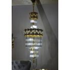 Felfüggeszthető luxus kristálycsillár BLANCHE - 140 cm