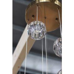 Arany színű függő csillár VERONICA - 85 cm  