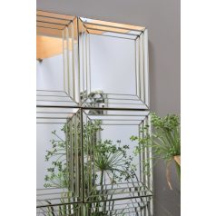   Négyzet alakú fali tükör - KINGA - 25 cm - 3 db-os szett  
