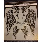 Stamperia stencil - Szárnyak - 20x25 cm - KSTD-036 