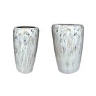 Arany-fehér kerámia virágcserép - 55 cm, 58 cm