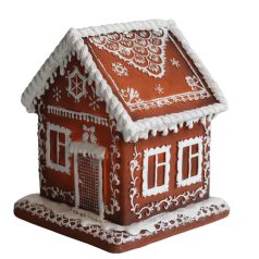   Világító mézeskalács házikó - 14 cm - Várható érkezés: 2025.09.hó