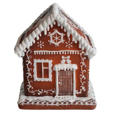 Világító mézeskalács házikó - 14 cm - Várható érkezés: 2025.09.hó