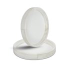 Fa tálca - Fehér - 20 cm