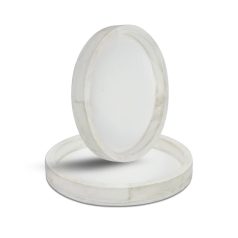 Fa tálca - Fehér - 20 cm