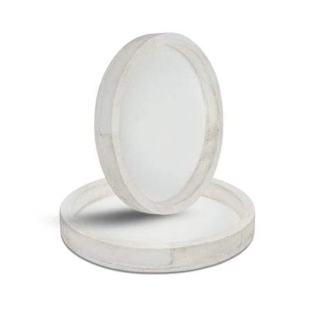 Fa tálca - Fehér - 20 cm
