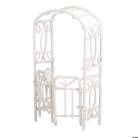 Rózsaív ajtókkal, fehér - 5x10x2,5cm 