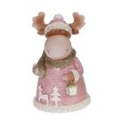 Karácsonyi rénszarvas figura - 11cm 