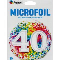 Lufi fólia 40 évszámos 46 cm