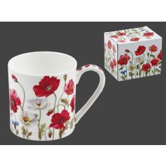 Bögre díszdobozban - Pipacsok - 500 ml