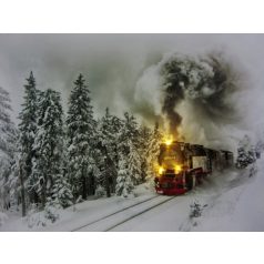  3LEDes falikép vonat - 40x30 cm 
