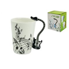  Bögre hangjegyes + gitár fül - 2dl, 3 dl 