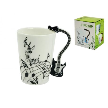  Bögre hangjegyes + gitár fül - 2dl, 3 dl 